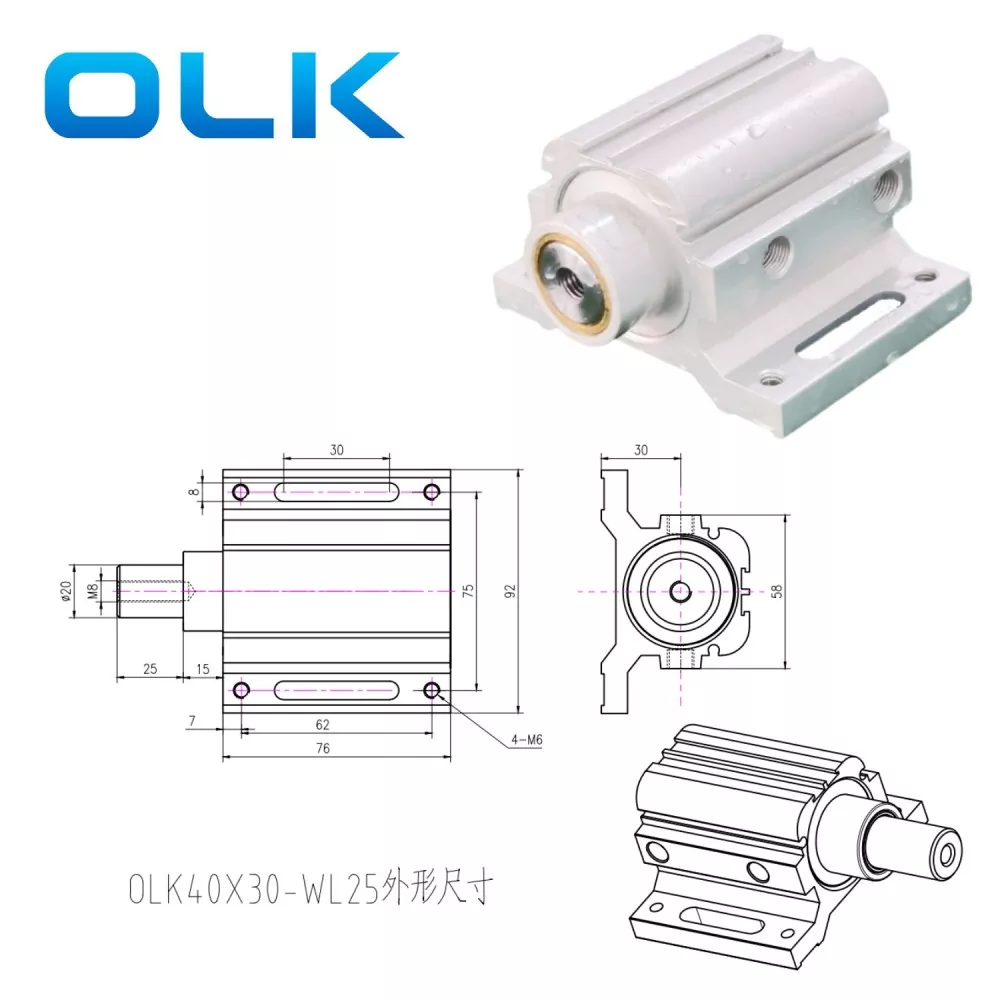 Graveringsmaskine positioneringscylinder